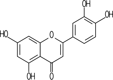 Luteolin-Molekül